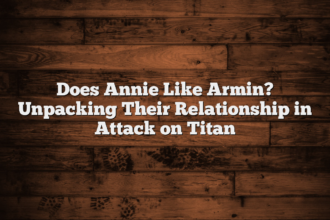 Does Annie Like Armin? Unpacking Their Relationship in Attack on Titan