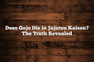 Does Gojo Die in Jujutsu Kaisen? The Truth Revealed