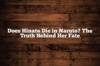 Does Hinata Die in Naruto? The Truth Behind Her Fate