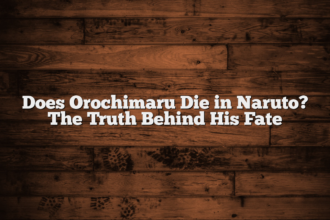 Does Orochimaru Die in Naruto? The Truth Behind His Fate