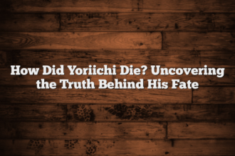 How Did Yoriichi Die? Uncovering the Truth Behind His Fate