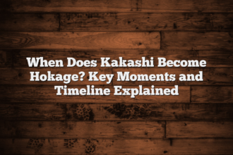 When Does Kakashi Become Hokage? Key Moments and Timeline Explained