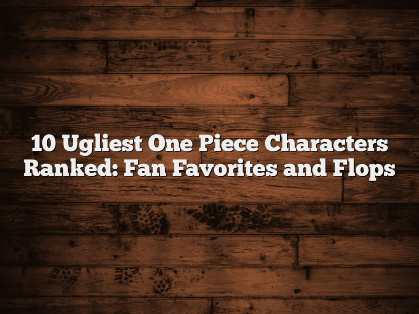 10 Ugliest One Piece Characters Ranked: Fan Favorites and Flops