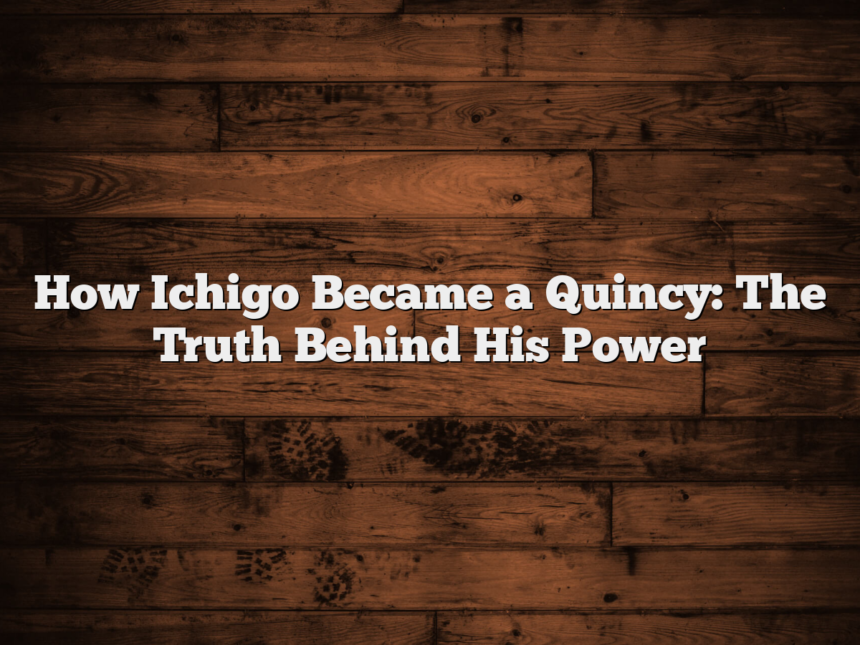 How Ichigo Became a Quincy: The Truth Behind His Power