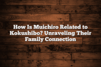 How Is Muichiro Related to Kokushibo? Unraveling Their Family Connection