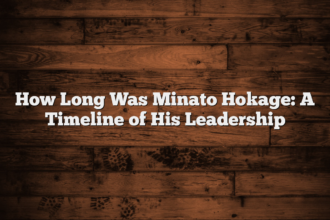 How Long Was Minato Hokage: A Timeline of His Leadership