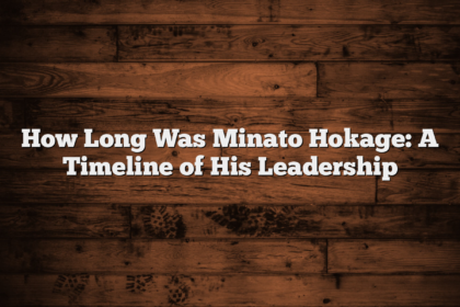 How Long Was Minato Hokage: A Timeline of His Leadership