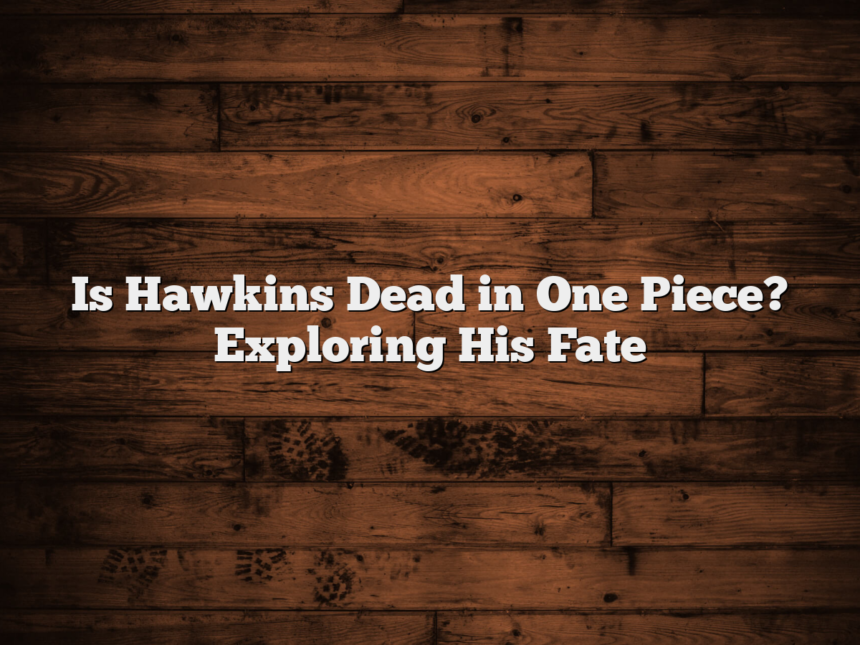 Is Hawkins Dead in One Piece? Exploring His Fate