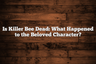 Is Killer Bee Dead: What Happened to the Beloved Character?