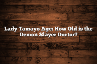 Lady Tamayo Age: How Old is the Demon Slayer Doctor?
