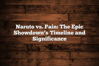 Naruto vs. Pain: The Epic Showdown’s Timeline and Significance