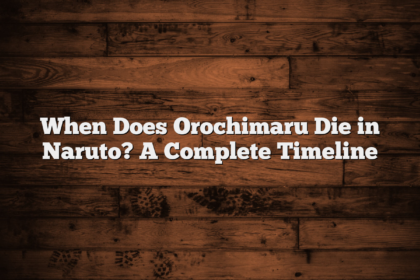 When Does Orochimaru Die in Naruto? A Complete Timeline
