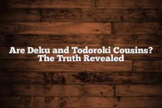 Are Deku and Todoroki Cousins? The Truth Revealed