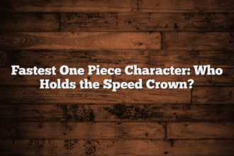Fastest One Piece Character: Who Holds the Speed Crown?