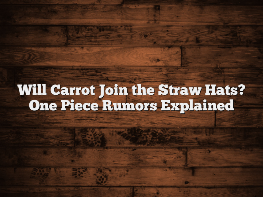 Will Carrot Join the Straw Hats? One Piece Rumors Explained