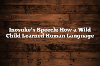 Inosuke’s Speech: How a Wild Child Learned Human Language