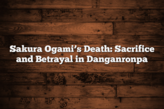 Sakura Ogami’s Death: Sacrifice and Betrayal in Danganronpa
