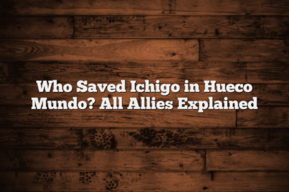 Who Saved Ichigo in Hueco Mundo? All Allies Explained