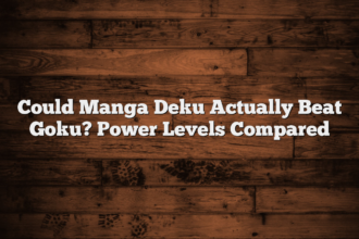 Could Manga Deku Actually Beat Goku? Power Levels Compared