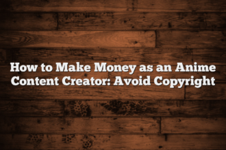 How to Make Money as an Anime Content Creator: Avoid Copyright