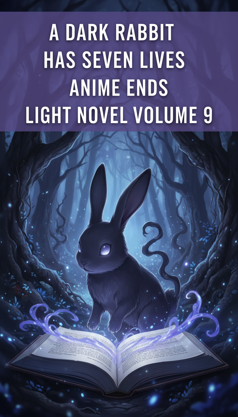 where does the a dark rabbit has seven lives anime end in the light novel