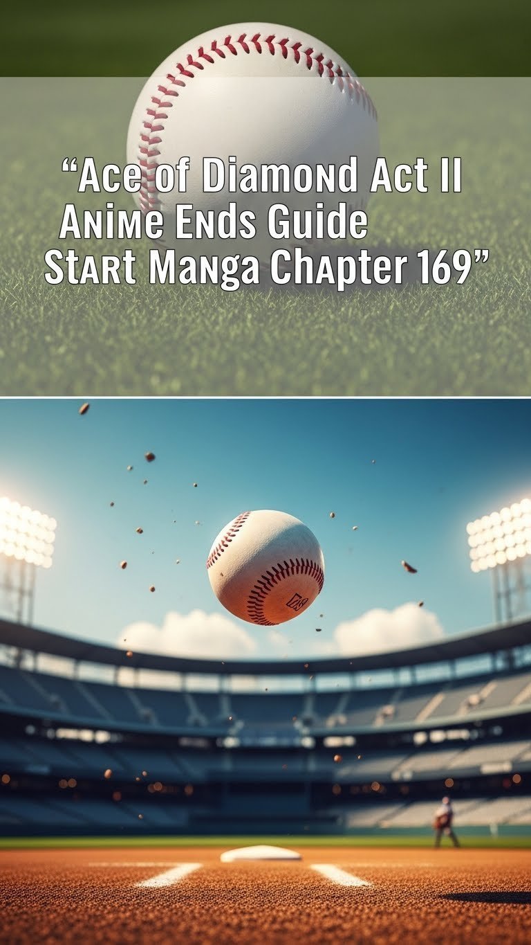 where does the ace of diamond anime end in the manga