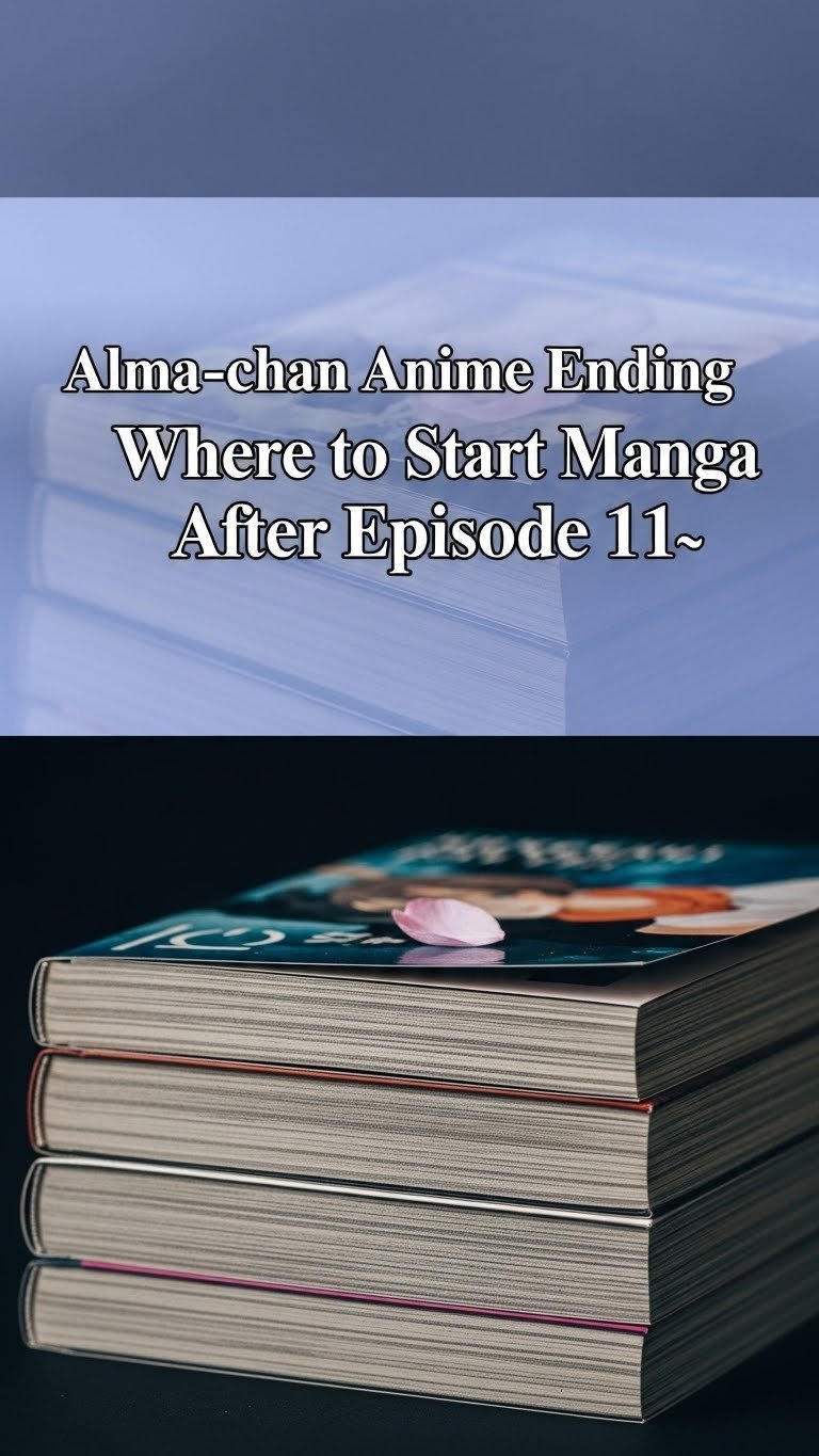 where does the alma chan wants to be a family anime end in the manga