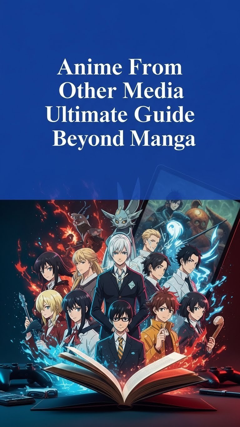 anime with other media as source material