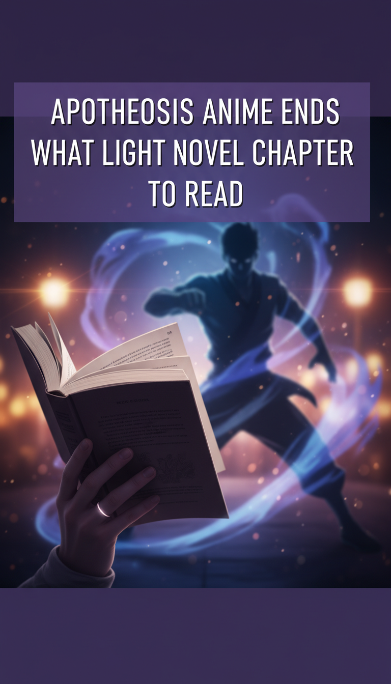 where does the apotheosis anime end in the light novel