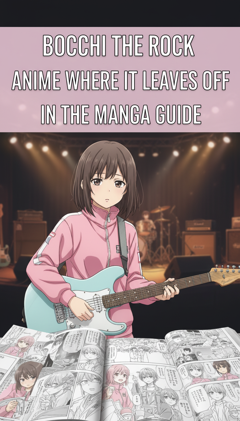 where does the bocchi the rock anime leave off in the manga