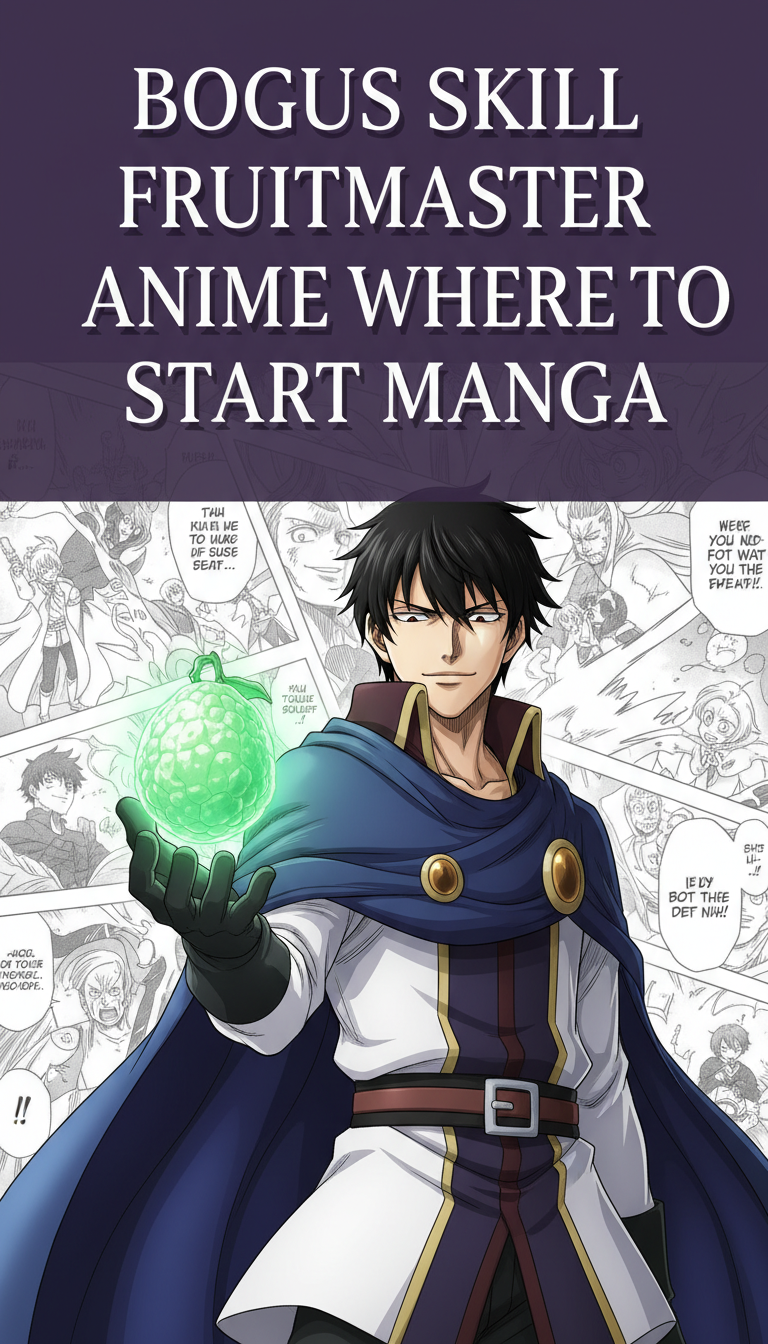 where does the bogus skill fruitmaster anime end in the manga
