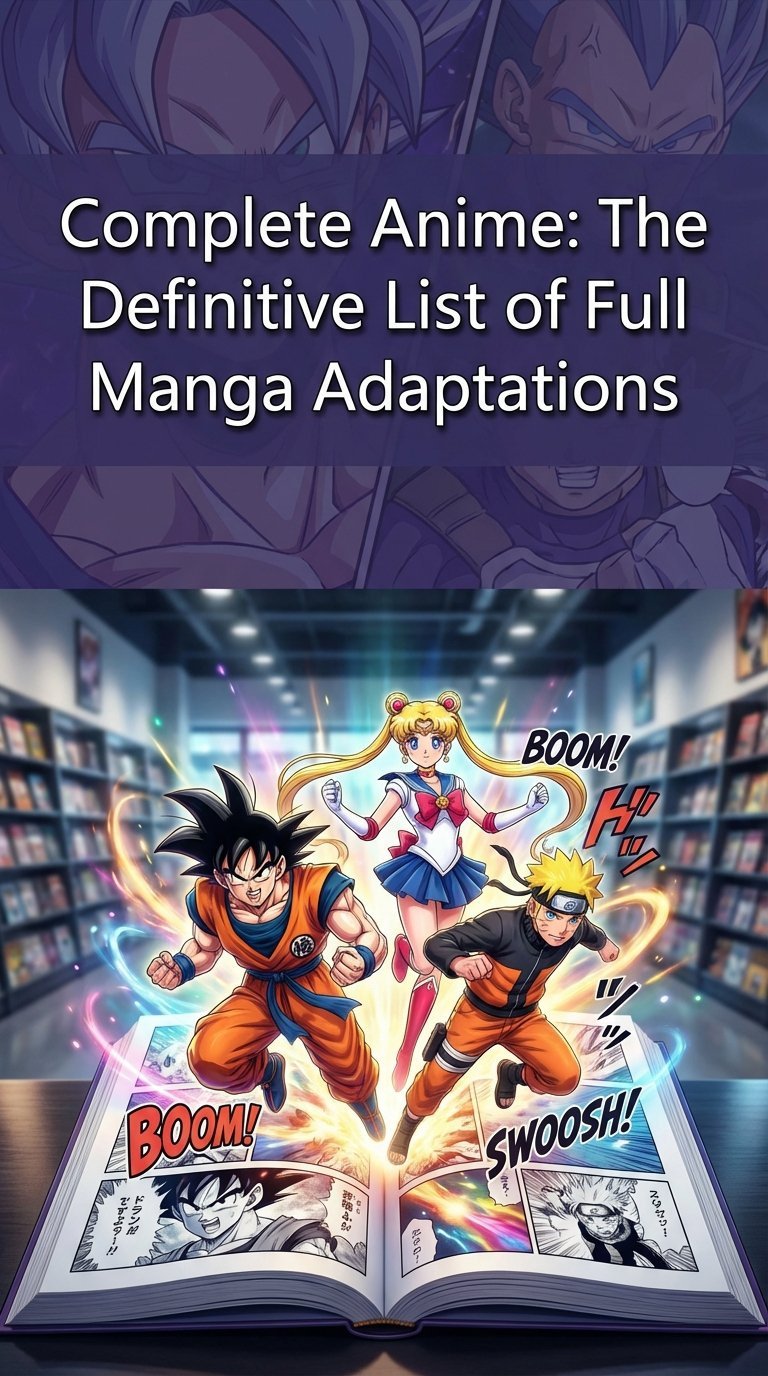 complete anime that are full manga adaptations