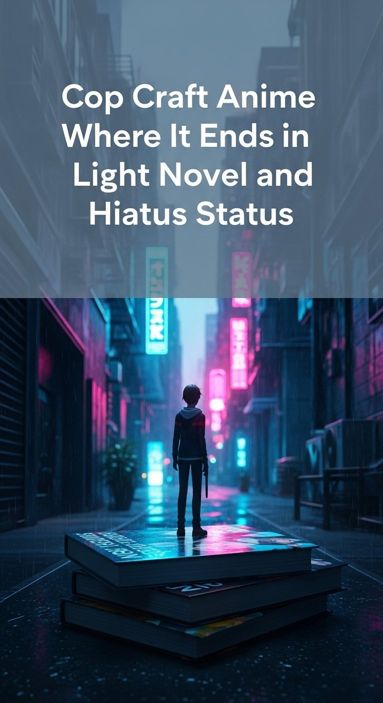 where does the cop craft anime end in the light novel