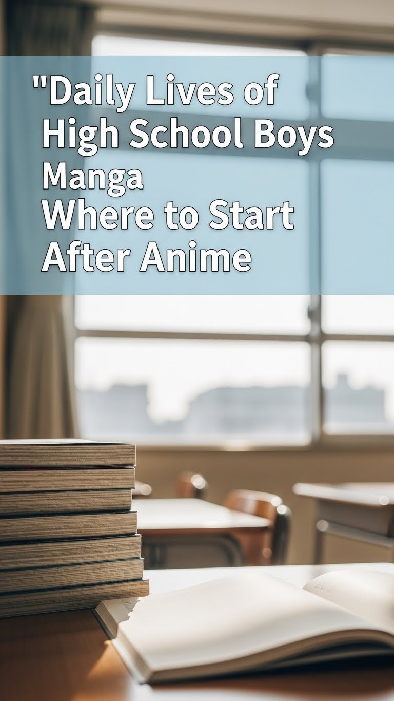 where does the daily lives of high school boys anime end in the manga