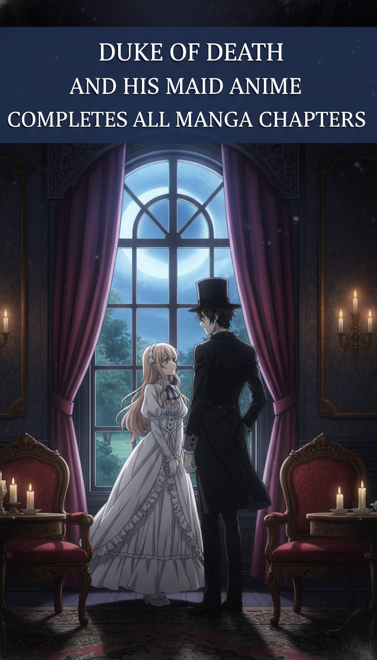 where does the duke of death and his maid anime leave off in the manga