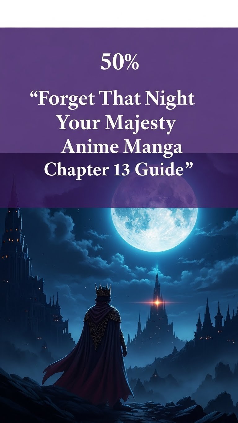 where does the forget that night your majesty anime end in the manga