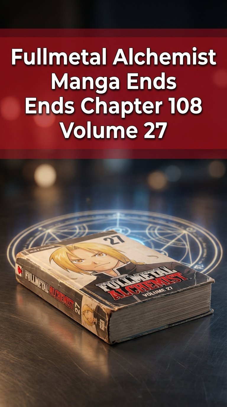 where does fullmetal alchemist end in the manga