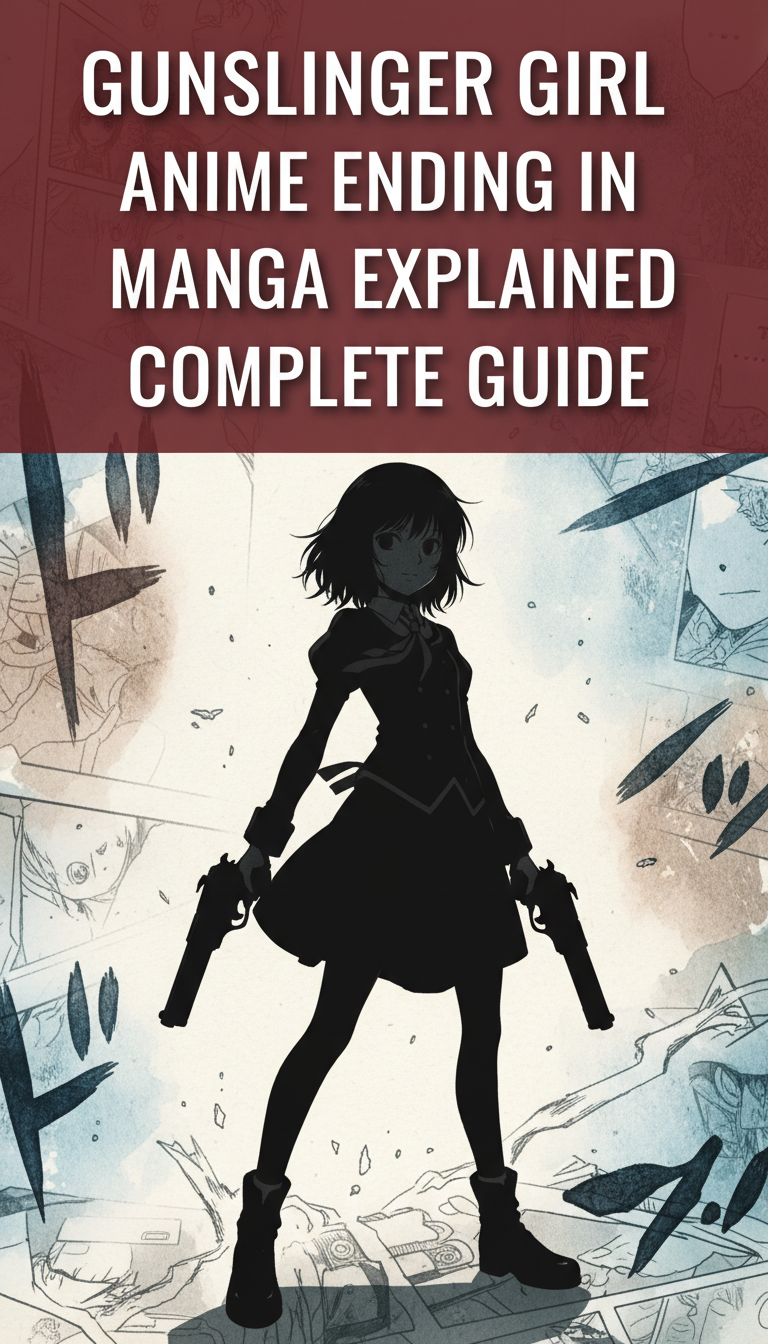 where does the gunslinger girl anime end in the manga