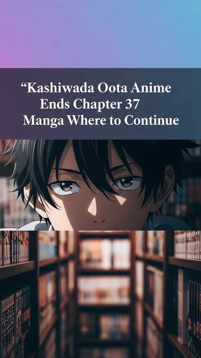 where does the inexpressive kashiwada and expressive oota anime end in the manga