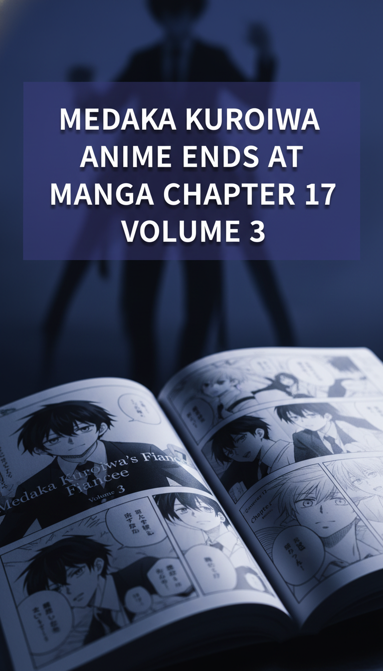 where does the medaka kuroiwa is impervious to my charms anime end in the manga