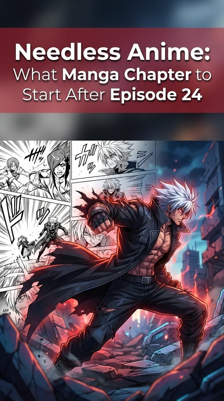 where does the needless anime end in the manga