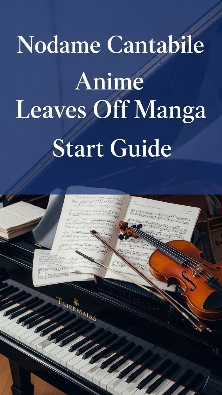 where does the nodame cantabile anime leave off in the manga