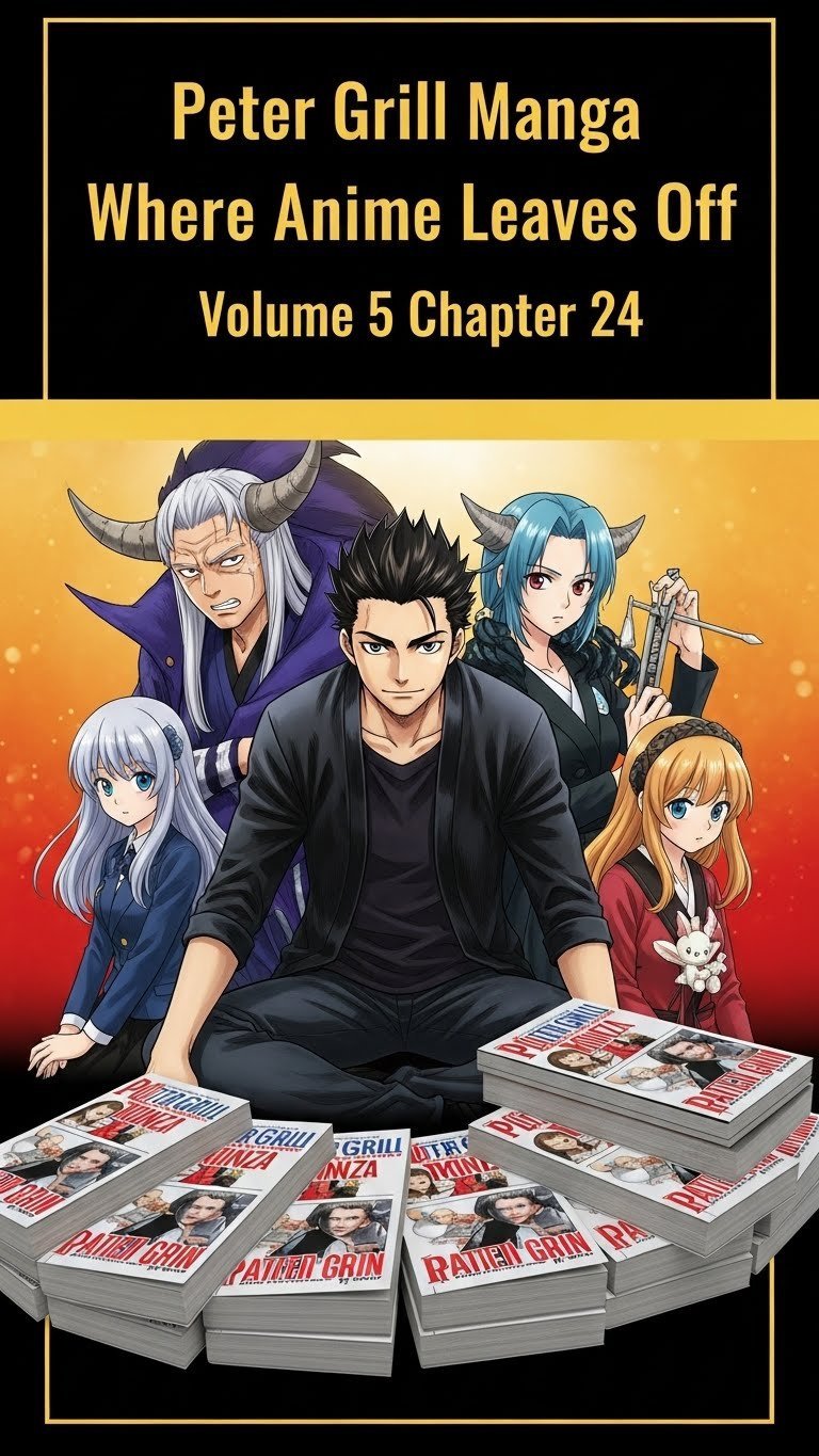 where does the peter grill and the philosophers time anime leave off in the manga