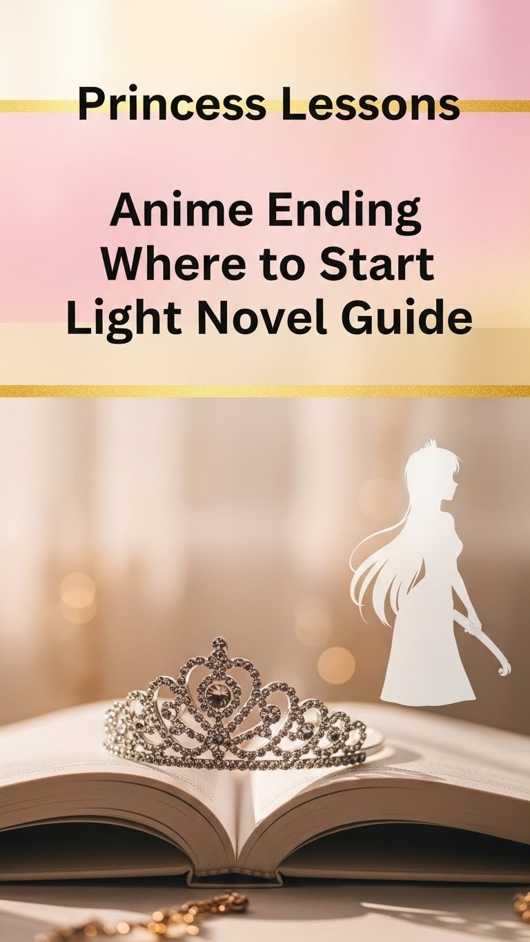 where does the i want to escape from princess lessons anime end in the light novel
