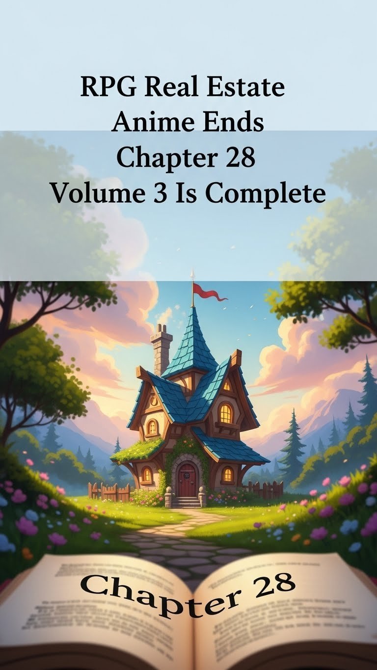 where does the rpg real estate anime end in the manga