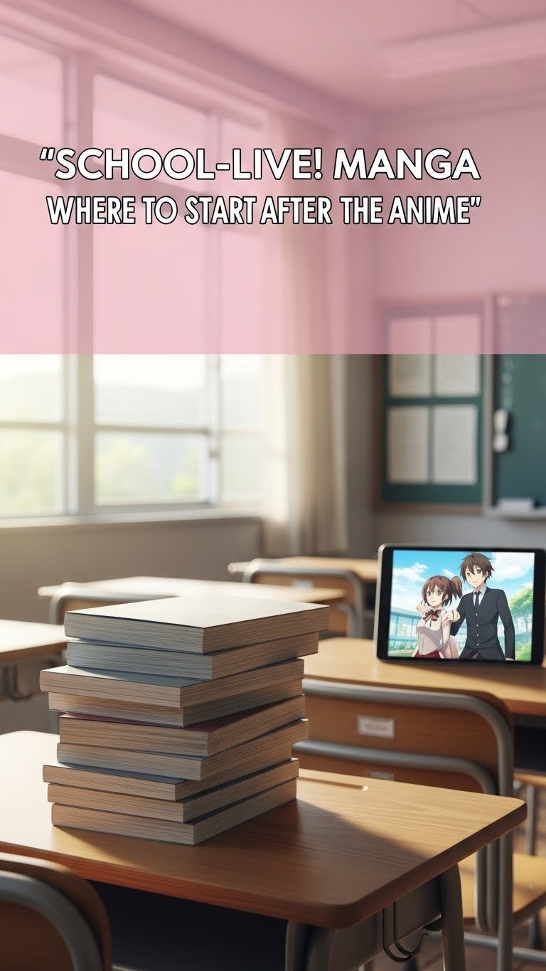 where does the school live anime leave off in the manga