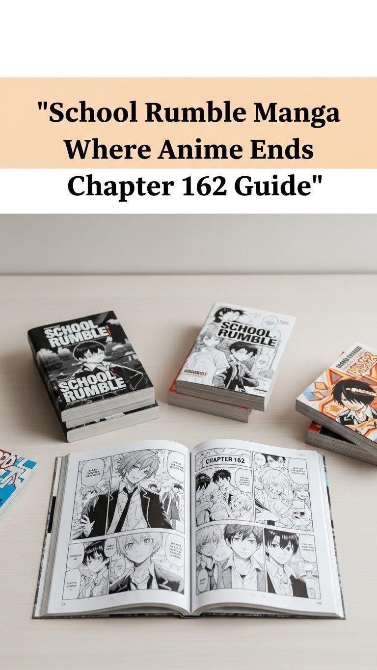 where does the school rumble anime end in the manga