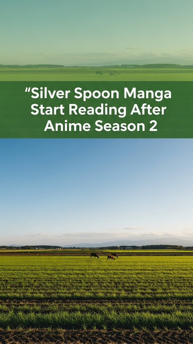 where does the silver spoon anime leave off in the manga
