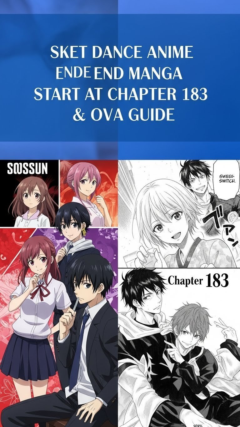 where does the sket dance anime end in the manga