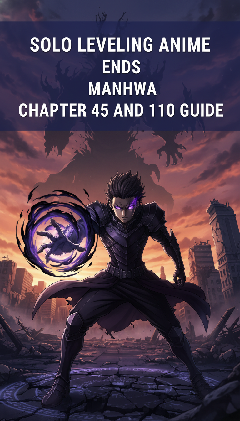 where does the solo leveling anime end in the manhwa